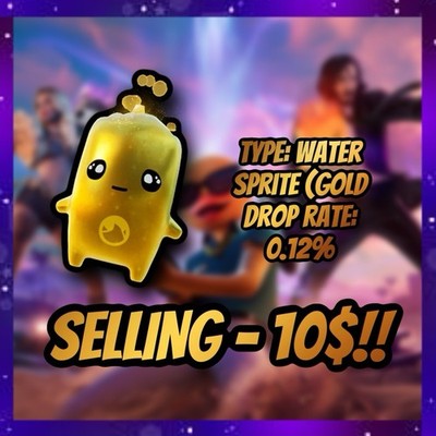 Fortnite - Water Sprite (GOLD) Collectible | NOTE* - Add username after paying 