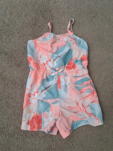 Old Navy 5t Toddler Girl Romper Shorts Multi Color Floral =_