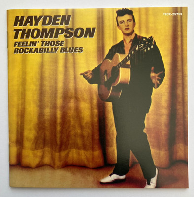 Hayden Thompson - Feelin' Those Rockabilly Blues (1994) Japanese Import CD RARE
