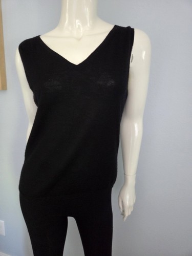 Gucci Tank Top Pullover Kaschmir schwarz ärmellos Größe L - Bild 1 von 6