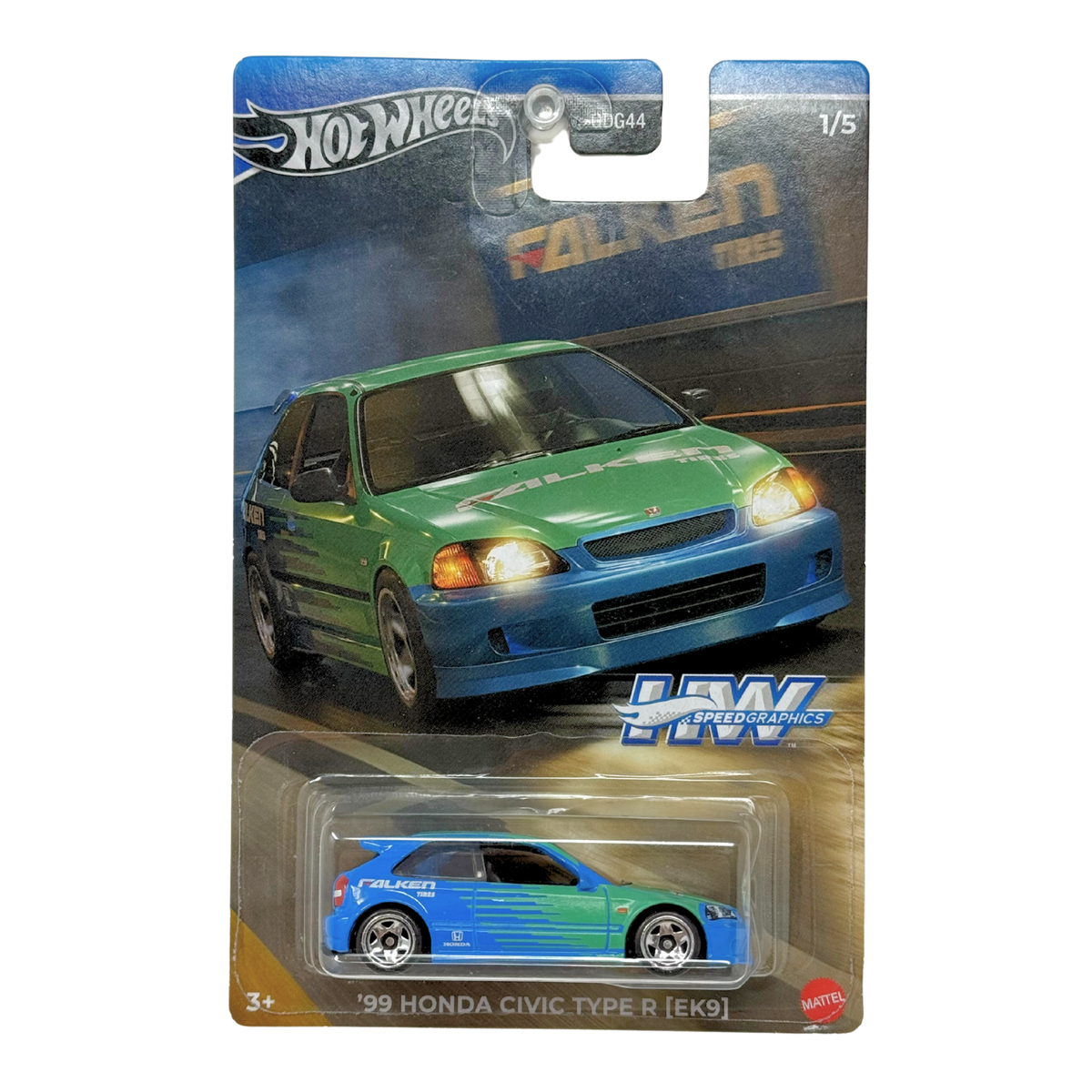 Hot Wheels Speed Graphics 1999 Honda Civic Type R EK9 1:64 Diecast
