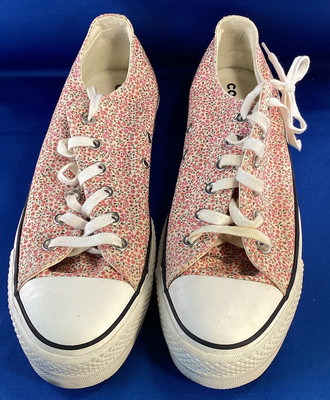 Converse Chuck Taylor All Star Lift Platform Floral Low Top Womens 10