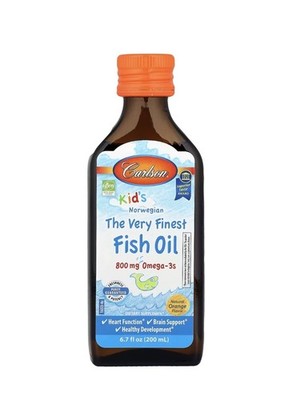 Kid's Norwegian The Very Finest Fish Oil Natural Orange, 6.7 fl oz Exp. 3/27