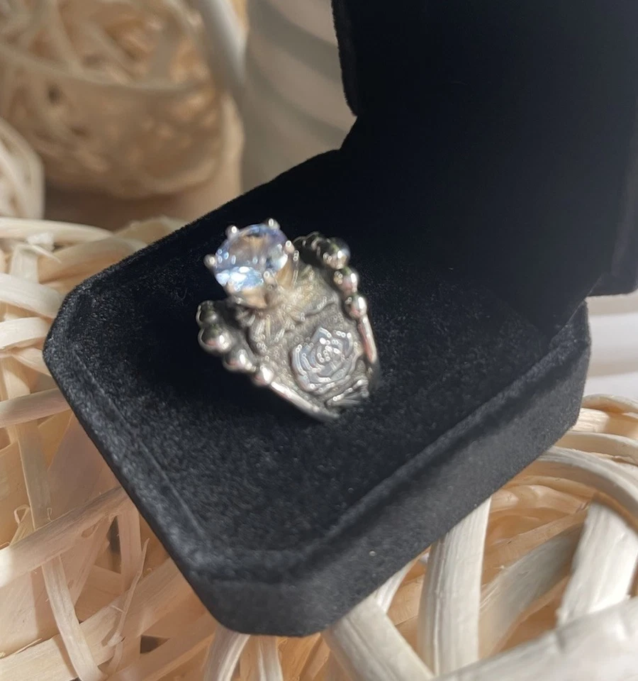 HYO серебряный сердце Техаса кольцо (индивидуальный дизайн) - размер 6,5 - Изображение 2 из 4