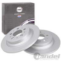 2X ABS Bremsscheiben 288Mm Voll Hinten Passend FüR Volvo S60 S70 S80 V70 XC70 |