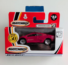 Matchbox 50 Years Lamborghini Diablo 1:64 Diecast Red Unopened Box 95843