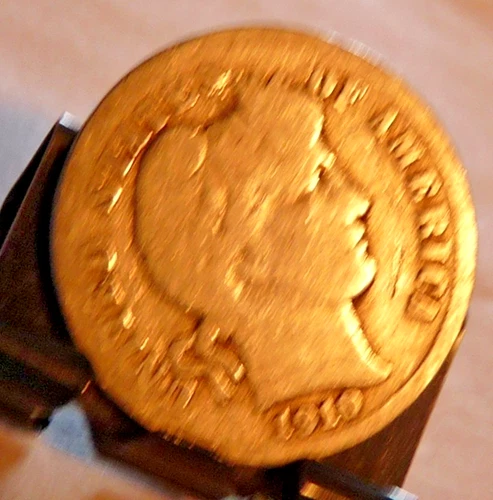 1910 D Barber  Dime 3.5 Million Low Mintage