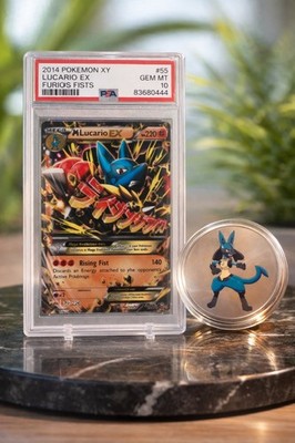 Lucario Pokemon Coin  (capsuled coin only)