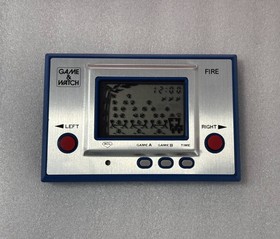 Nintendo Game & Watch Fire Handheld Game Bright LCD Screen