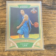 COURTNEY LEE 2008-09 Bowman CHROME  ROOKIE GOLD REFRACTOR RC #05/50 MAGIC