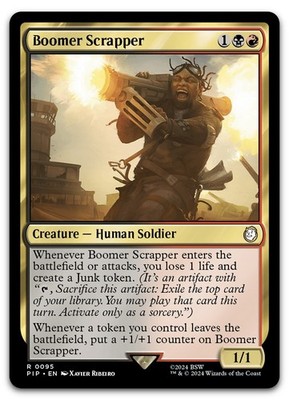 Boomer Scrapper #95 (NM) Fallout PIP Magic MTG