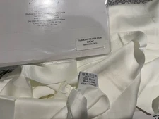 $425 Tribute Goods Italy NWT 2pc King Cases 100% Modal Cloud Monet Fine White