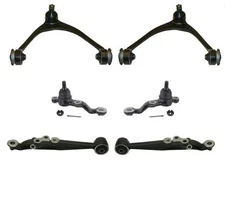 Front Lower & Upper Control Arms Tie Ball Joint Fits Lexus GS300 GS400 1997-2005
