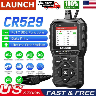LAUNCH CR529 OBD2 OBD Scanner Code Reader Check Engine Fault Car Diagnostic Tool