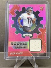 2025 Panini Prizm Football Jalon Walker Rookie Gear Pink Prizm Atlanta Falcons