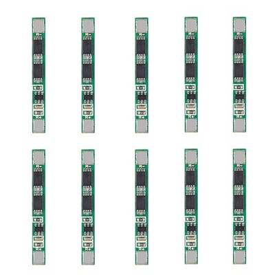 DIANN 10pcs 1S 3.7V BMS 18650 Charger 4A PCB Protection Board for Li-ion Lithium