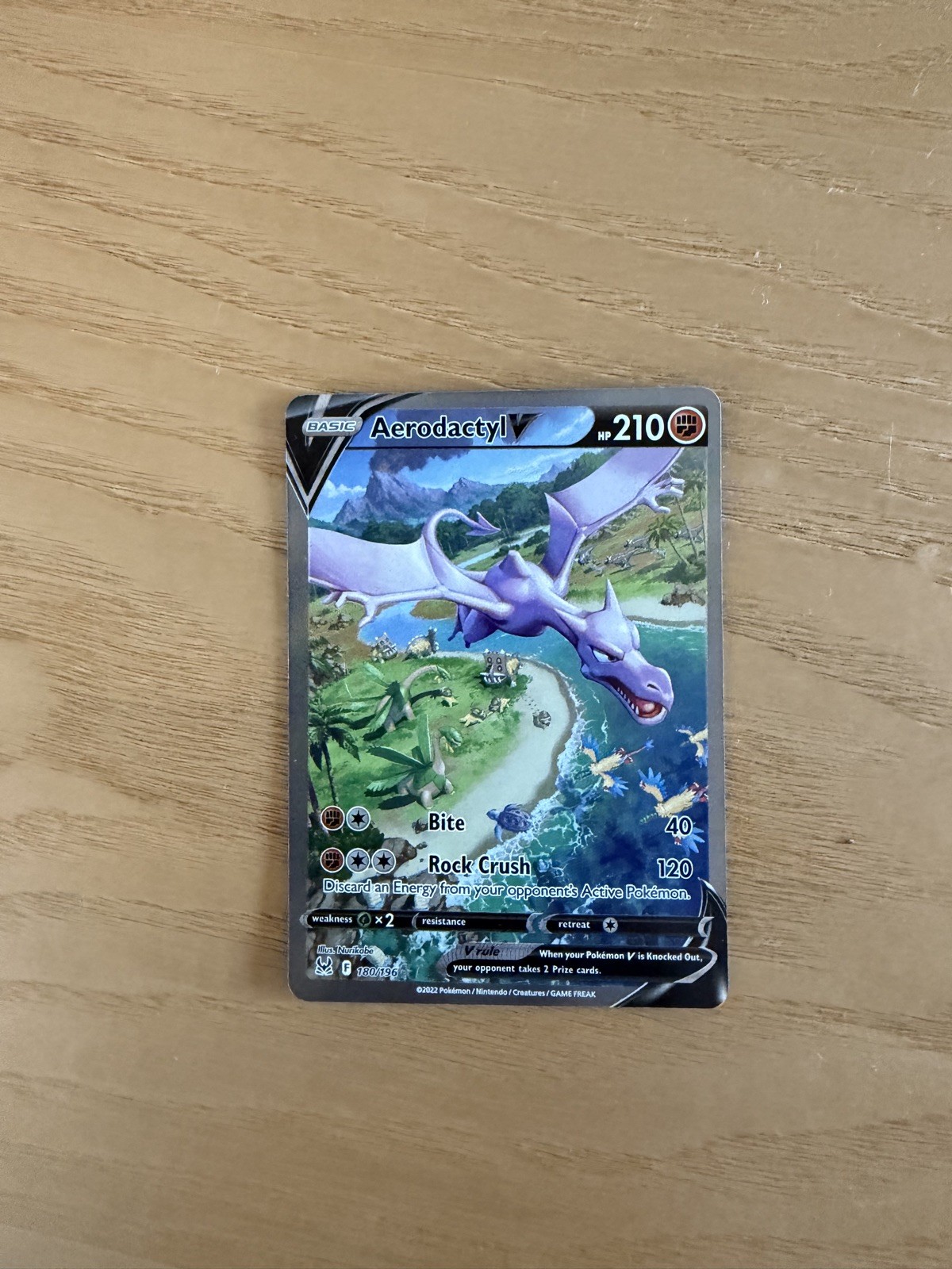 Aerodactyl V 2022 Sword & Shield: Lost Origin #180/196 Holo (Alternate Full Art) Price Guide - Sports Card Investor Aerodactyl V 2022 Sword & Shield: Lost Origin #180/196 Holo (Alternate Full Art) Price Guide - Sports Card Investor