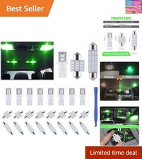 24 Pieces Dome Light LED Car Interior Bulb Kit Set 194 T10 DE3175 578 31mm 42...