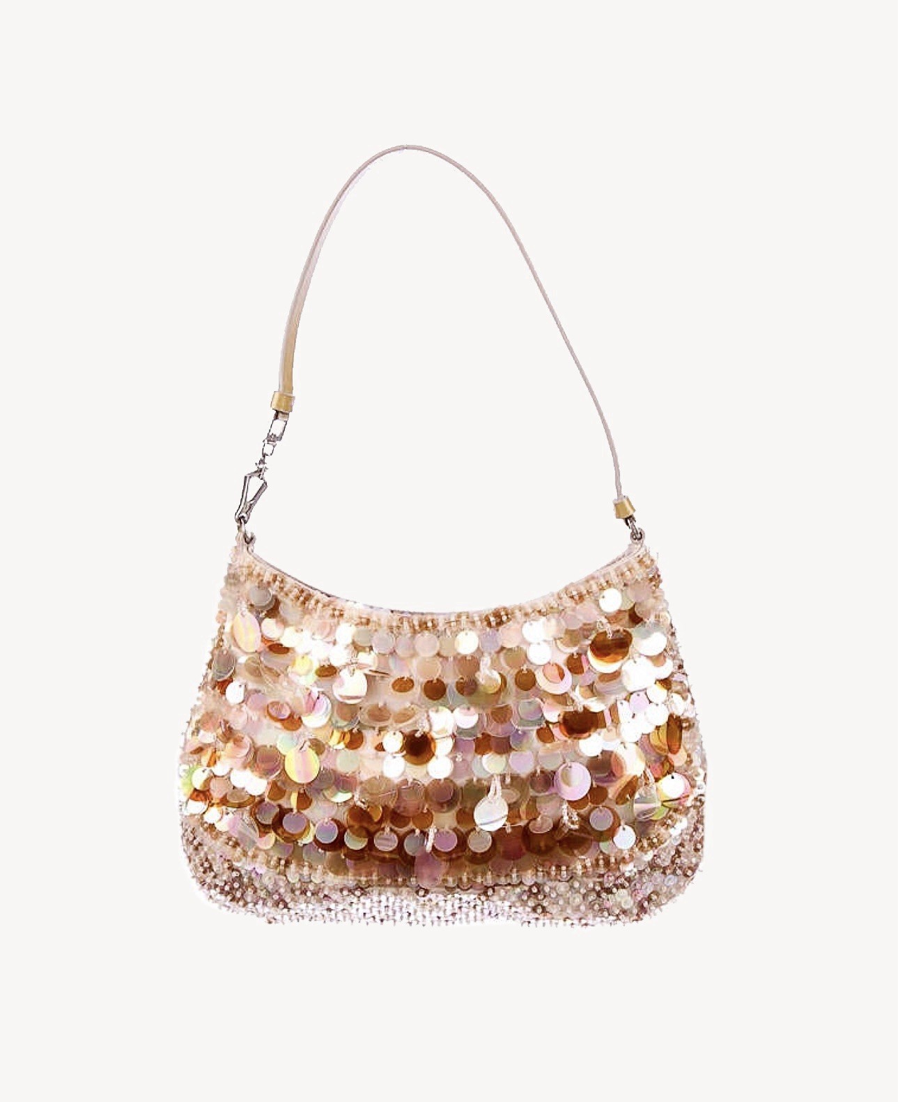 Prada Ultra Rare Archival Pink Sequin Cleo Bag