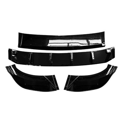 Front Lip Splitter Body Kit Glossy Black For BMW X3 X4 G01 G02 M SPORT 2022-2024