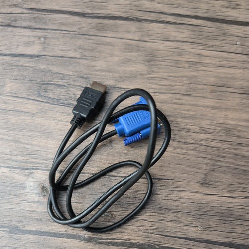 1 m HDMI to VGA Cable Monitor Lead PC XBOX Laptop Converter Adapter - 第 4/4 張圖片