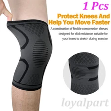 Knee Compression Brace Sleeve Support Sports Joint Injury Pain Relief Arthritis