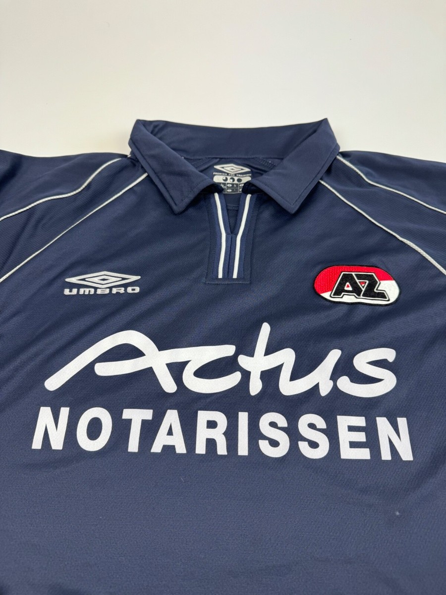 Maillot Extérieur AZ Alkmaar 2002-2004 – Umbro – Taille XL – Bleu – Occasion