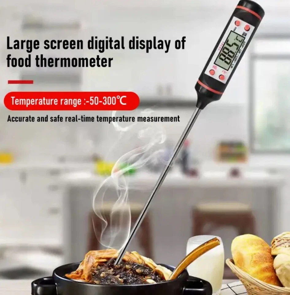 Digitalthermometer für Grillen Lebensmittel Backen Wasser Your Gj Home - Bild 2 von 4