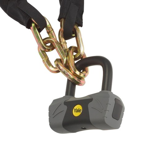 Yale Chain and Lock 1800mm Maximum Security Chain Bike Lock Heavy Duty 4 Keys - Picture 6 of 12