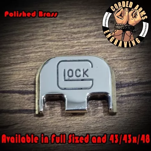 Glock Polished -  FITS Glock Rear Slide Plate Back Plate for Gen 1-5