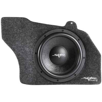 NEW SINGLE 12'' 800W LOADED SUB BOX FITS 2015-UP FORD MUSTANG HARDTOP VEHICLES
