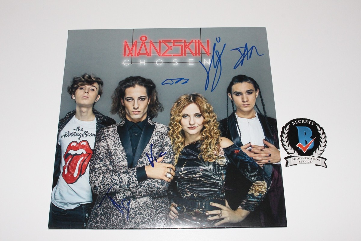 Damiano David （Maneskin マネスキン）直筆サイン入り限定版 Damiano David （Maneskin マネスキン）直筆サイン入り限定版