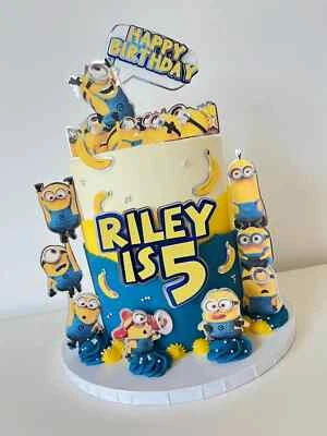 MINION cake topper bundle | Despicable Me cake topper | Personalised cake topper