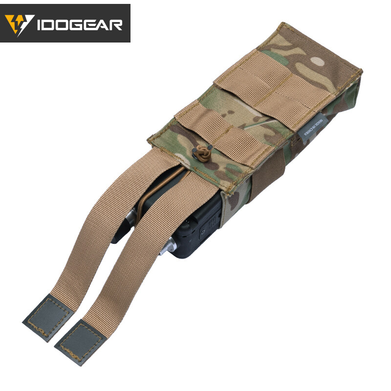 Housse Talkie-walkie IDOGEAR Pochette MOLLE Pour Radio Talkie Walkie Idogear Compatible Prc148 152 Mbitr 1005591