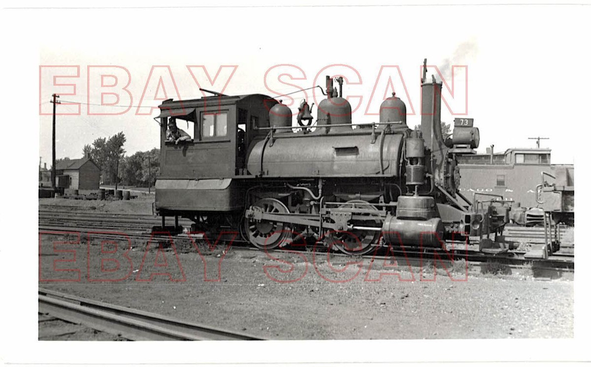 8G341 RP 1940s BALTIMORE & OHIO RAILROAD 0-4-0 LOCO #73 | eBay