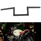 7/8'' 22mm Motorcycle Z-Bar Pullback Black Handlebar for Harley Suzuki Honda