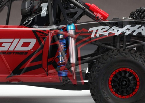 Traxxas TRA8457 - Shock caps, Aluminum (Blue-Anodized), King Shocks (4) - Picture 4 of 5