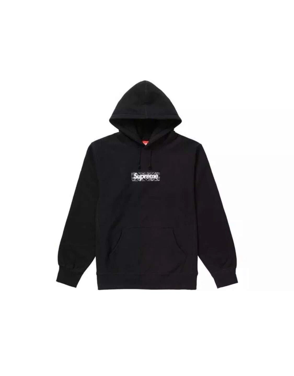 Sweat à capuche Supreme Bandana Box Logo   moyen   sweat à capuche M noir 100% authentique