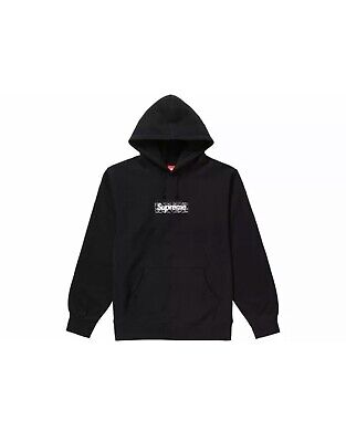 Supreme Bandana Box Logo Hooded Sweatshirt-Medium-Hoodie M Black  100%Authentic | eBay