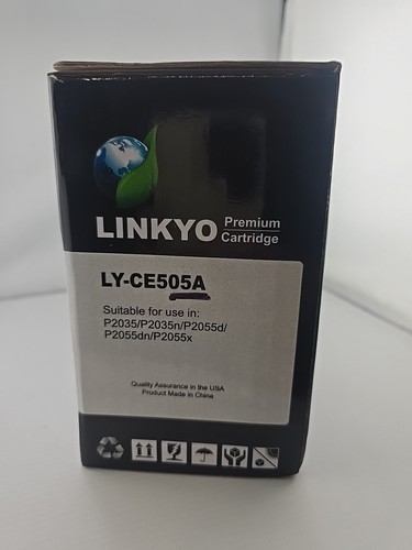 LINKYO LY-HP-CE505AD 1 Pack Black Laser Printer Cartridge LY CE505A - Picture 4 of 5