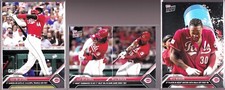 Elly De La Cruz Will Benson Reds Rookie 1st MLB HR 2023 Topps Now #400 401 & 402