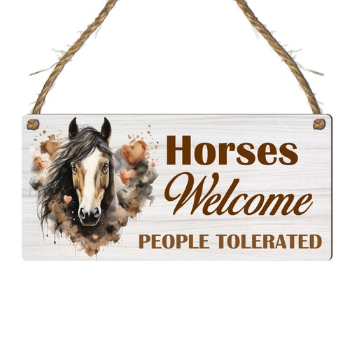 Horse Gifts For Girls For Women Stable House Sign Horse Lover Gift Mum Daughter - Picture 2 of 10