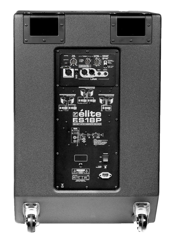 Yorkville ES18P Active Elite Series 18" Subwoofer Alimentado 3200W Amplificado DJ Sub Foto 3 de 4