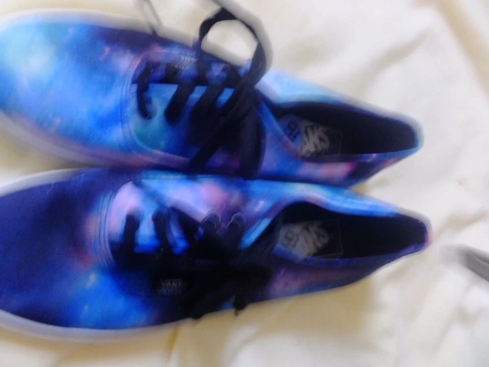 VANS OFF THE WALL EE. UU. Mujeres 8 Hombres 6.5 Cosmic Galaxy Espacio Tenis Zapatos de Skate Foto 3 de 4