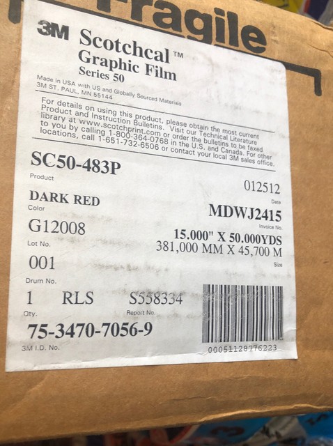 Scotchcal Graphic Film Series 50 3m Sc50-483p | eBay