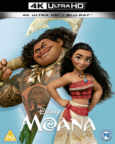 Moana Blu-ray (2021) Ron Clements cert PG 2 discs Expertly Refurbished Product - Picture 1 of 2