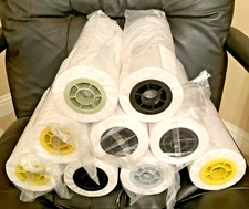 9 ROLLS Narrow 9.5" x 150' 20lb Inkjet Bond Paper (2" Core) Art Engrg FREE SHIP