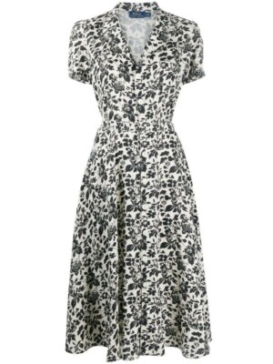 【POLO RALPH LAUREN】floral-print cotton ミディ ドレス s-l400.jpg