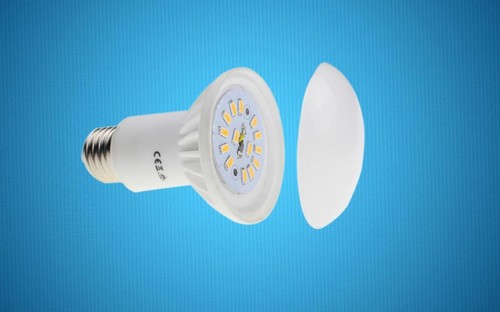 Lámpara Reflectora LED E27 de Sideronic 7W, 550LM y 14LEDs Blanco Cálido 2900K - Imagen 8 de 9
