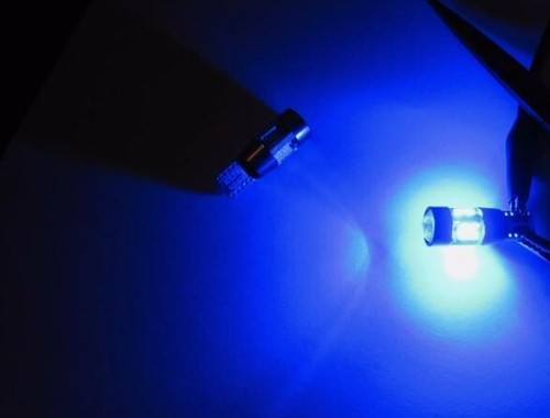 6 pieces Samsung 3030 SMD High power LED SMD 194 168 T10 Ultra Blue Bright - Picture 3 of 3
